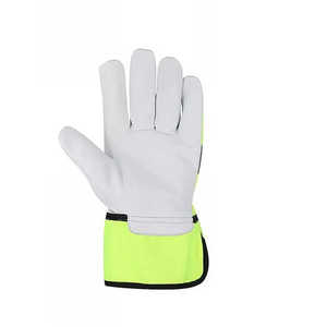 Gants de travail en cuir pour hommes, sécurité sur les chantiers, nouvelle arrivée, gants de travail pour hommes - Product Image 4