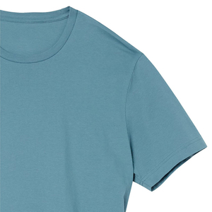 T-shirts d'entraînement de musculation Active Sportswear en mélange polyester/coton, écologiques, respirants, avec logo personnalisé imprimé, manches courtes - Product Image 3