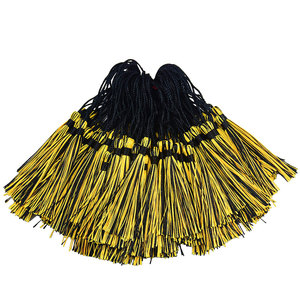 Borlas de Hilo Metálico de Color Sólido de Poliéster/Nailon de Alta Calidad, Producto Popular para Venta en Línea - Product Image 1