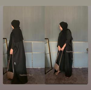 Abaya Nanea Elegante de Talla Única en Poliéster para Adultos, Ropa de Oración Cómoda y Modesta para Mujeres, Vestido Islámico - Product Image 3