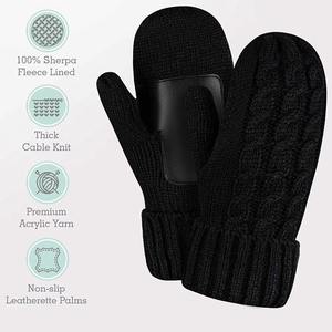 Nouveauté : Gants de ski unisexes en cuir de vachette imperméables et chauds pour l'hiver, de qualité supérieure - Product Image 3