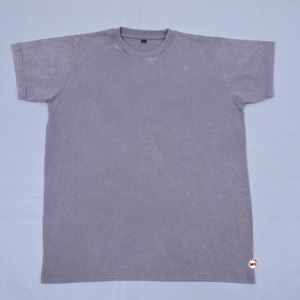 Camiseta de Verano 100% Algodón, Cuello Redondo Informal, Lisa, Transpirable, Ligera, Moderna, de Alta Calidad, MOQ Bajo - Product Image 1