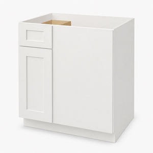 Meuble bas d'angle aveugle OEM 33 pouces blanc Shaker 1 tiroir RTA Direct usine Vietnam - Product Image 2