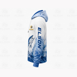 Nouveaux vêtements de pêche, chemises à manches longues pour hommes, sweat à capuche de pêche à séchage rapide pour l'extérieur, fabriqué par Elson Sports - Product Image 3