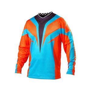 Maillot de course premium pour motocross, maillot de moto en polyester respirant à séchage rapide, vêtements de sport, design personnalisé, maillot de course d'équipe - Product Image 1