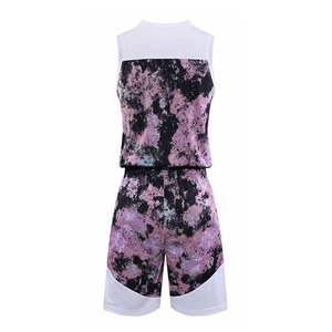 Ensemble d'uniformes de basketball haut de gamme : Maillot sans manches et short assorti – Tenue de sport respirante pour l'entraînement et les performances en compétition - Product Image 2