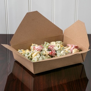 Sustainable Takeaway <b>Boxes</b> for Noodles and Soup Delivery Service 70oz Kraft Meal Containers for Pasta and Hot Food Service <b>Boxes</b> - Product Image 1