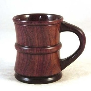 Solid Wood Coffee Mug Handmade Natural Wooden Mug Rustic Finish Eco Friendly Drinking Mug for Daily Use - Product Image 4