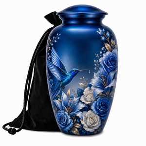 Blooming Fairy Flowers <b>Urn</b> <b>Ashes</b> Mom Cremation <b>Urn</b> Adult Male Female Burial <b>Urns</b> Human <b>Ashes</b> Decorative Custom Size Uzair - Product Image 4