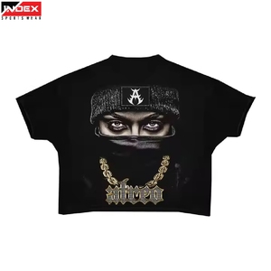 Custom Logo USA <b>Women</b> Streetwear Cropped Top T <b>Shirt</b> Premium Cotton Casual Wear Bulk Supply Apparel - Product Image 1