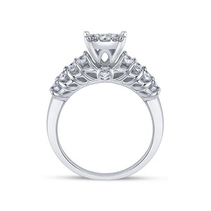 Anillos de Compromiso y Matrimonio Solitario con Diamantes Naturales Certificados para Hombre y Mujer - Product Image 5