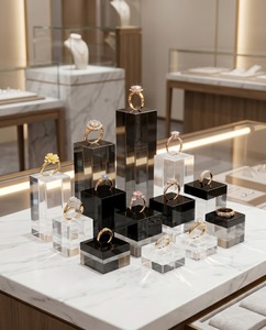 2026 Custom-Made Transparent for Modern Style <b>Acrylic</b> Ring Display <b>Block</b> OEM/ODM Service Choose Dimensions Quantity for jewelry - Product Image 5