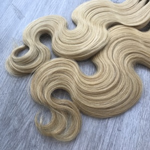 Venta al por mayor 100% Raw Extensiones de cabello virgen vietnamita 613 Color Trama Mejor Precio Extensiones de cabello crudo - Product Image 2