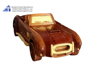 Handmade Wooden Vintage Car Storage Holder For Children's Toy - Product Image 3