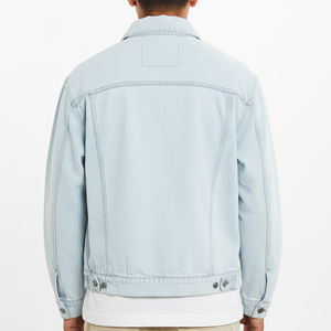 Trendy Vintage <b>Denim</b> Jacket Unisex Oversized Loose Fit Streetwear Casual Jean <b>Coat</b> New Collection - Product Image 6