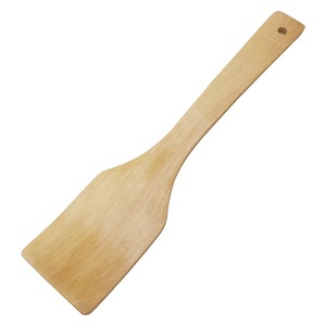 Ensemble d'ustensiles de cuisine naturels de haute qualité en bois de manguier d'acacia de teck comprend un commanditaire et une spatule en bois pour la cuisson en gros - Product Image 4