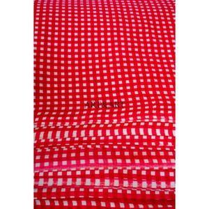 Tela de algodón suave con diseño de cuadros, estampado a mano indio, tela india hecha a mano para confección de ropa, tela de verano por yarda - Product Image 4