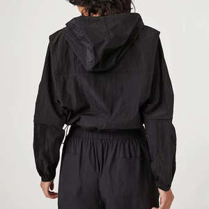 Chaqueta Deportiva Corta NESTA SPORTS, Personalizada, de Nailon, Cortavientos, Ligera, Impermeable, para Correr y Deportes al Aire Libre - Product Image 2