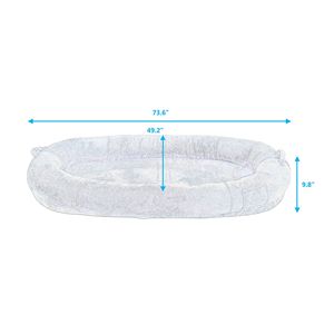 Letto per Cani in Peluche per Bambini, Extra Large in Memory Foam, Morbido e Soffice, Dimensioni Umane - Product Image 2
