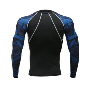 Hombres MMA Logotipo Personalizado Rash Guard Calidad Premium Anti-UV Transpirable No Gi Set Calidad Premium Personalizable BJJ - Product Image 2