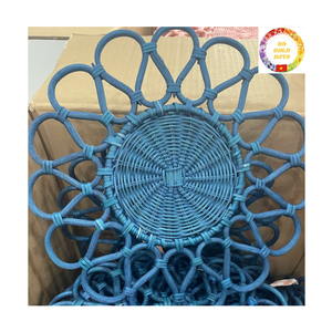 Rattan Dining Placemat | Handmade Wicker Charger <b>Plate</b> | Eco-Friendly Tableware | Export Supplier - Product Image 3