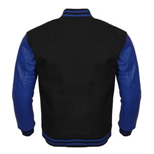 Chaqueta universitaria con cierre de botón a presión, chaqueta universitaria gruesa de invierno para clima frío, chaqueta universitaria con logotipo personalizado, moda urbana - Product Image 6