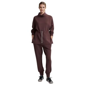 Sudadera de Mujer Casual a la Moda, Holgada, de Felpa 100% Algodón, con Logotipo Bordado, Transpirable, Ecológica, con Cintura Ajustada - Product Image 5