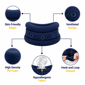 Collarín Cervical Ergonómico para Soporte del Cuello, Alivio, Estabilidad y Protección para el Confort Diario - Product Image 2