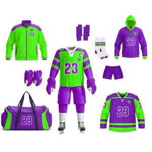 Prix de gros pour les ensembles d'uniformes de hockey sur glace, ensembles d'uniformes de hockey sur glace les plus vendus, ensembles d'uniformes de hockey sur glace sur mesure - Product Image 1