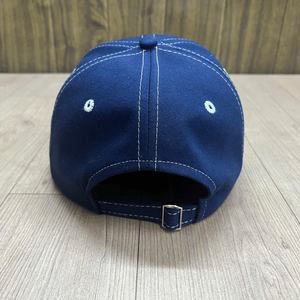 Casquette de baseball sportive personnalisée brodée en 3D avec étiquettes tissées, 6 panneaux, en jean vintage non structuré, unisexe, fabriquée au Vietnam - Product Image 3