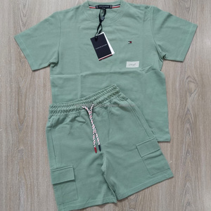 Ensemble de vêtements pour filles, t-shirt et short d'été, vente en gros, vêtements de marque, stock du Bangladesh, vêtements de rue, ensemble de vêtements pour garçons, enfants, enfants - Product Image 2