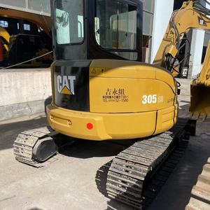 Miniexcavadora CAT 305 SR usada, excavadora hidráulica de cadenas, máquina compacta de construcción para obras de movimiento de tierras y construcción de carreteras. - Product Image 1