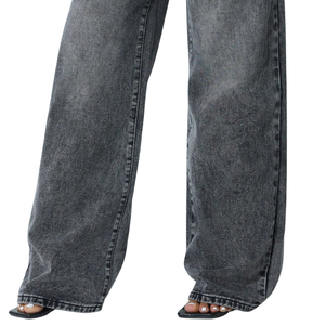 Pantalon cargo en jean délavé à l'acide pour homme, taille haute, style vintage streetwear, décontracté, 100% coton, léger, séchage rapide, respirant, lavable - Product Image 4