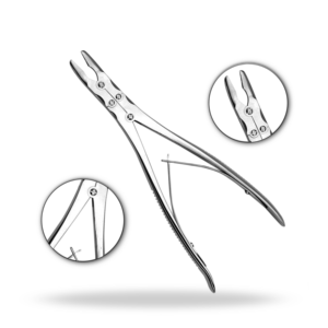 Rongeurs Smith Peterson 230 mm pour Neurochirurgie, Chirurgie de la Colonne Vertébrale, Instrument Orthopédique de Coupe Osseuse - Product Image 1