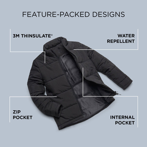 Chaqueta de Invierno Acolchada para Hombre, Teñida, Gruesa, con Servicio OEM, Precio al por Mayor, Venta Caliente, Material Personalizado, Fabricante de Ropa - Product Image 5