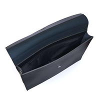 Maletín Bandolera de Cuero Genuino, Resistente y Portátil, para Laptop, con Logotipo Personalizado, para Oficina, de Gran Capacidad (18 Pulgadas)