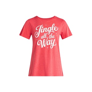Servicio OEM Camisetas Estampadas de Talla Grande para Mujer, Diseño Moderno y Elegante, Camisetas Casuales con Estampado Digital para Mujer - Product Image 4