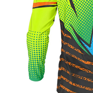 Nueva camiseta de motocross transpirable personalizada para hombre, material de poliéster/malla de alta calidad, manga larga, para todas las temporadas. - Product Image 3