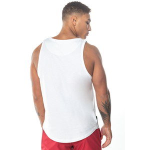 Débardeur de sport confortable en coton et bambou, respirant, tissu doux, coupe ajustée avec emmanchures profondes, fabrication OEM personnalisée, marque privée - Product Image 3