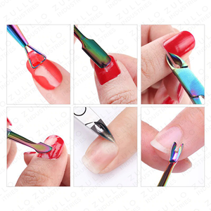 Premium Stainless Steel <b>Manicure</b> Pedicure <b>Kit</b> with Rainbow Tweezers Nail Clipper Set Private Label OEM - Product Image 4