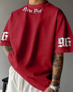 Camiseta de Manga Corta con Cuello Redondo para Hombre, de Alta Calidad, 100% Algodón Jersey, Personalizada, Ecológica, con Diseño Privado al por Mayor, Elegante y Casual - Product Image 1