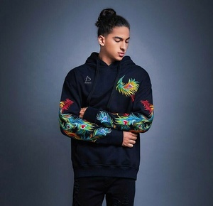 Sudaderas con capucha y estampado de pantalla para hombre y mujer, servicio OEM, venta al por mayor, alta calidad - Product Image 3