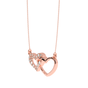 Pendentif infini torsadé en argent sterling 925, diamant de laboratoire taille brillant, plaqué or jaune, certifié IGI, luxe - Product Image 4
