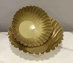 Nouvel arrivage : Ensemble de plateaux et bols de service en aluminium moulé pour fruits secs, idéal pour la maison, la restauration familiale et les hôtels. - Product Image 3