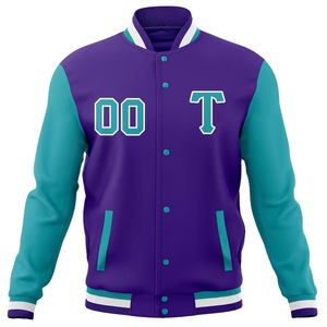 Private label top trending breathable Varsity Jacket for Men 100% wool custom Finished Embroidered Logo for varsity jackets - Product Image 1