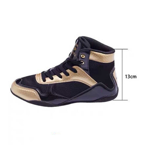 Chaussures de boxe pour hommes, vêtements de sport d'intérieur, légères, pour la compétition, l'entraînement, la lutte, la boxe et les sports de combat. - Product Image 3