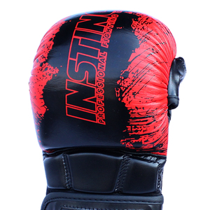 ถุงมือ MMA คุณภาพสูงสำหรับผู้ใหญ่ แบบเปิดฝ่ามือ ครึ่งนิ้ว ทำจากหนัง พร้อมโลโก้สั่งทำได้ - Product Image 2