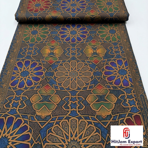 Tela Africana Premium Estampada en Cera 100% Algodón con Bordado Personalizado para Coser Atuendos Tradicionales al por Mayor Etiopía - Product Image 3