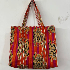 Elegante Bolso de Hombro de Lona con Cremallera, Estilo Bohemio, Hecho a Mano, Acolchado de Algodón, Lavable, Vintage, para Mujer - Product Image 1