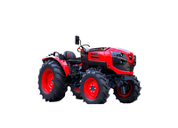 Traktor pertanian Mahindra OJA 2121 4WD 21 HP yang dirancang untuk tanaman baris sempit, kebun, dan pekerjaan antar-baris tanaman.